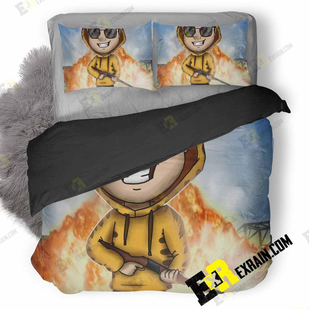 Pubg Fan Art Vh 3D Customized Duvet Cover Bedding Set