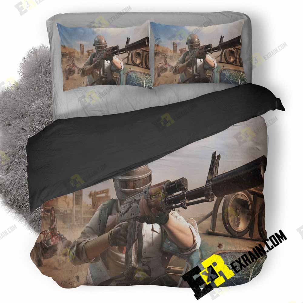 Pubg Fight 5Y 3D Customized Duvet Cover Bedding Set