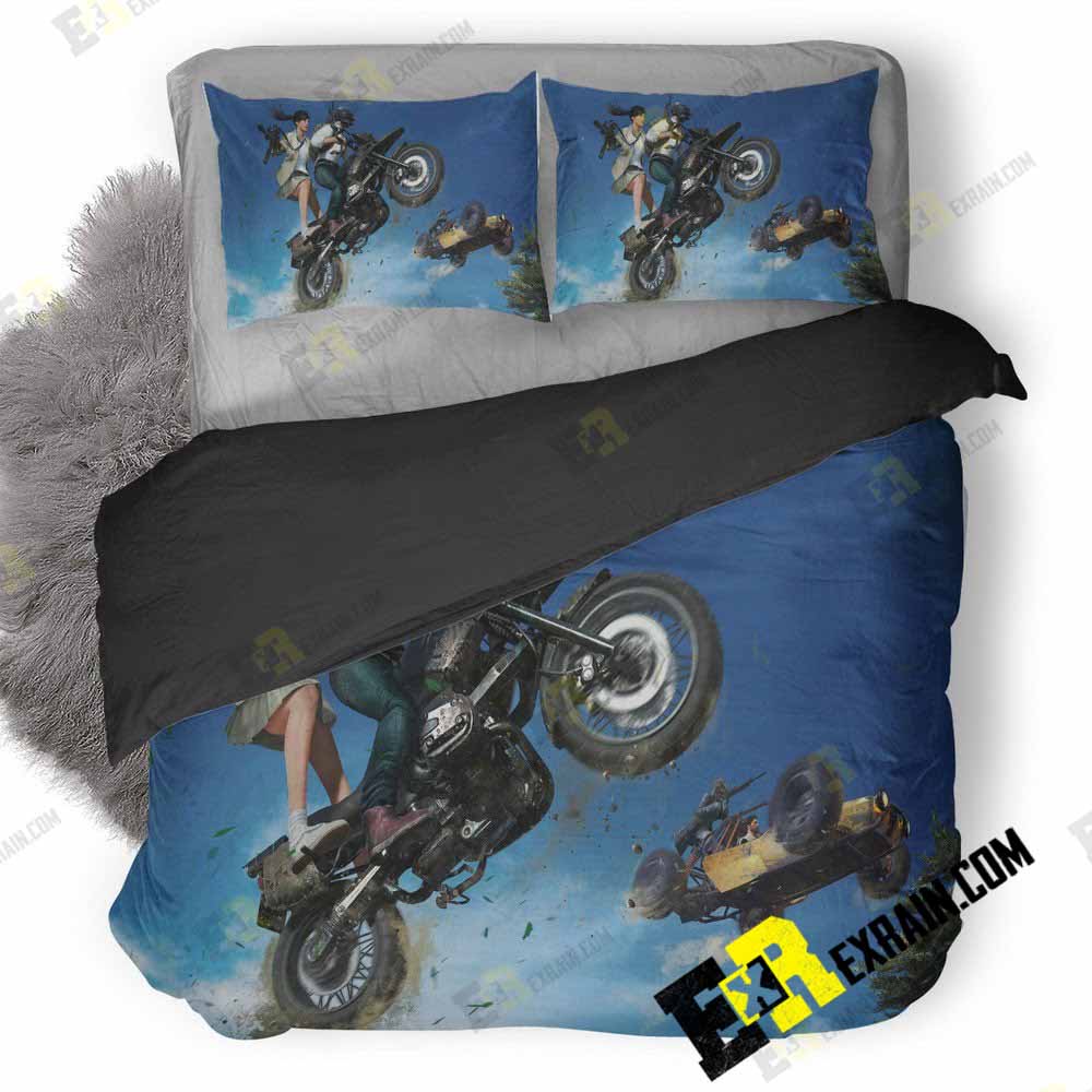 Pubg Game Chase Ws 3D Customized Duvet Cover Bedding Set