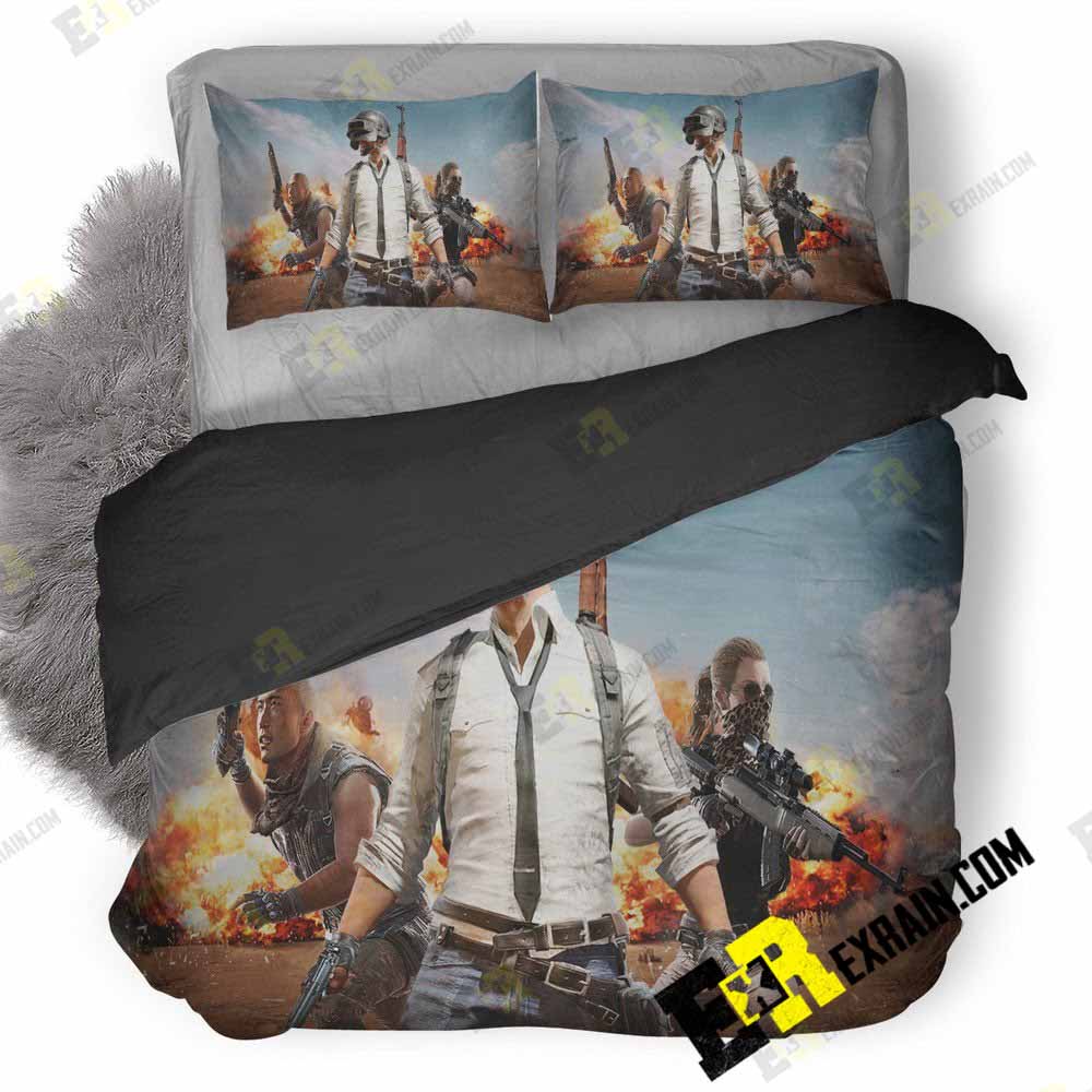 Pubg Game Sw 3D Customized Duvet Cover Bedding Set