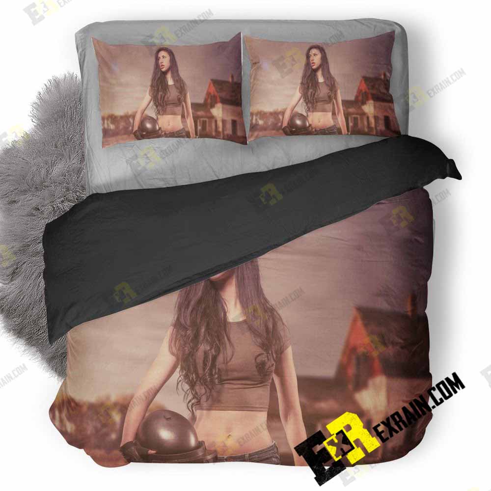 Pubg Girl Cosplay Q0 3D Customized Duvet Cover Bedding Set