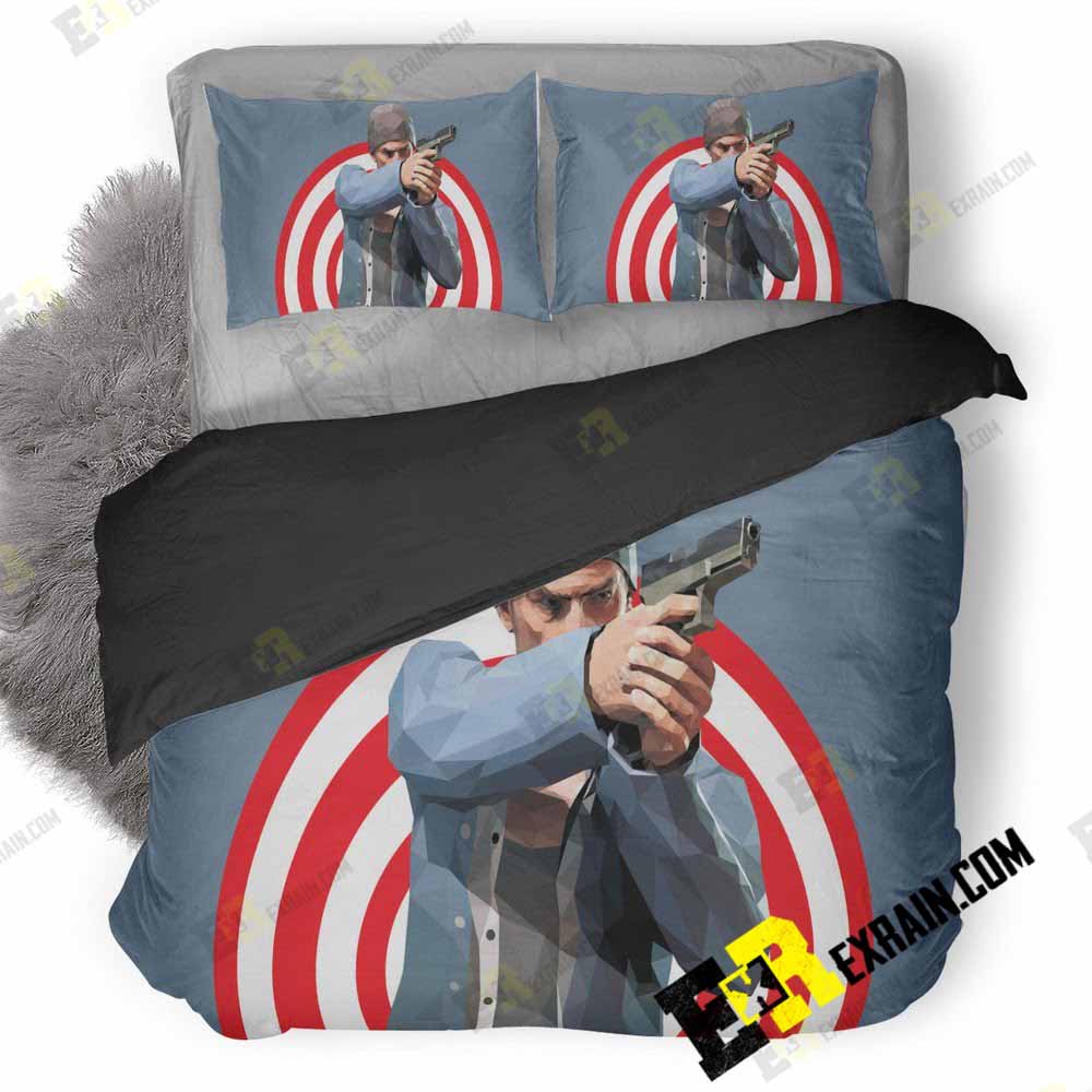 Pubg Low Poly Art Vr 3D Customized Duvet Cover Bedding Set