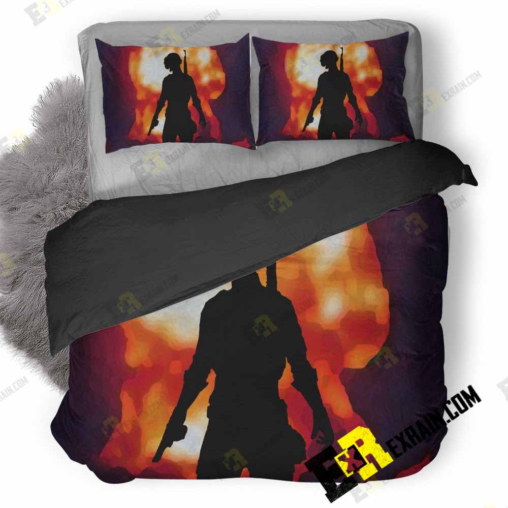 Pubg Low Poly Be 3D Customized Duvet Cover Bedding Set