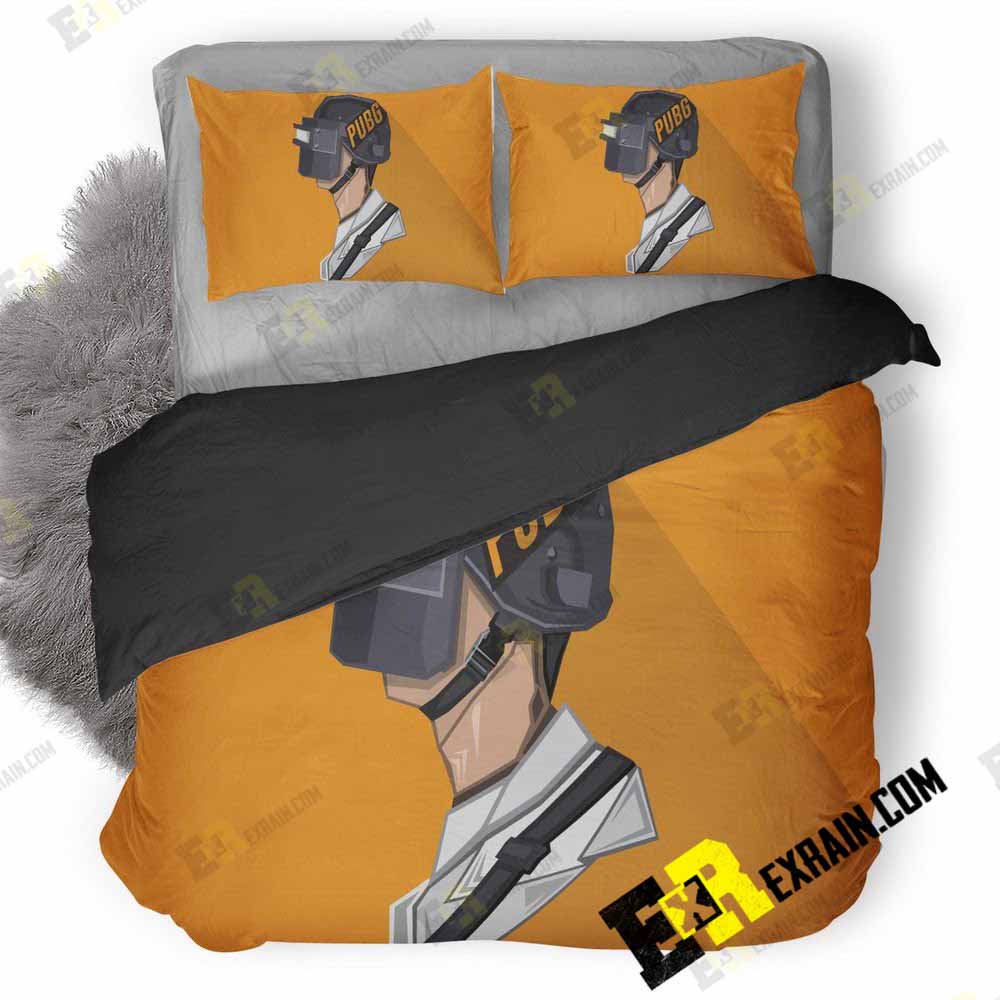 Pubg Minimalist M 3D Customized Duvet Cover Bedding Set