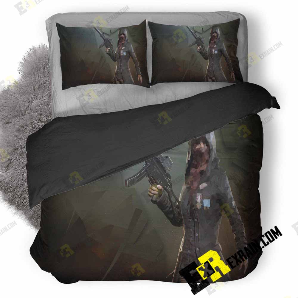Pubg Polygon Art 7I 3D Customized Duvet Cover Bedding Set
