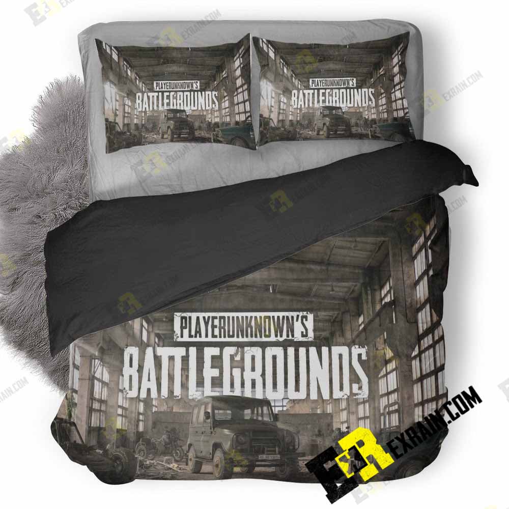 Pubg Video Game Tg 3D Customized Duvet Cover Bedding Set