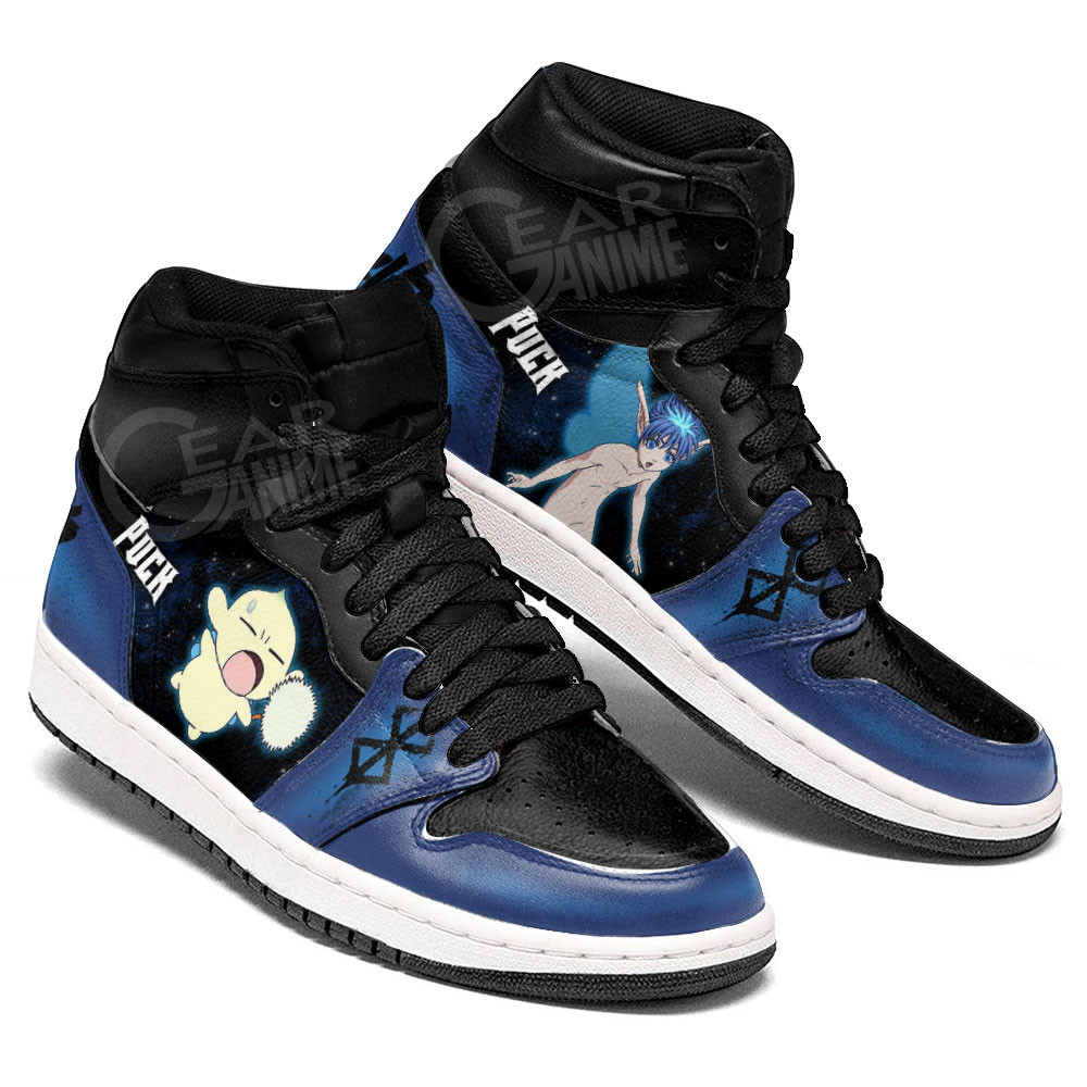 Puck JD1s Sneakers Berserk Anime Shoes For Fans, Air Jordan Hightop