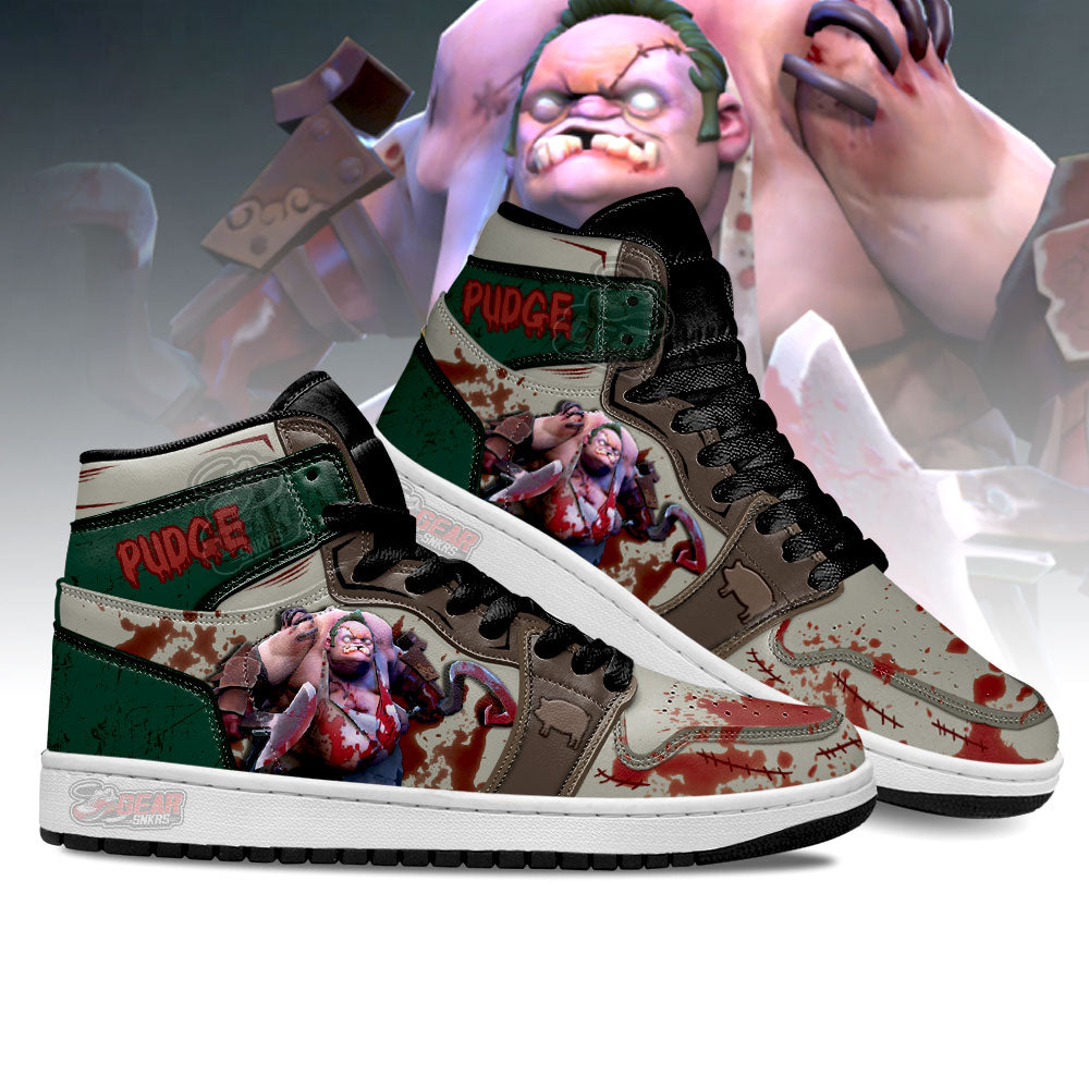 Pudge Dota 2 JD Sneakers Shoes For Gamer Sneakers, Air Jordan Hightop