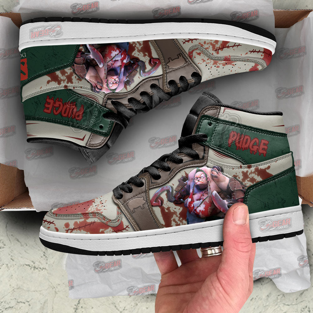 Pudge Dota 2 JD Sneakers Shoes For Gamer Sneakers, Air Jordan Hightop