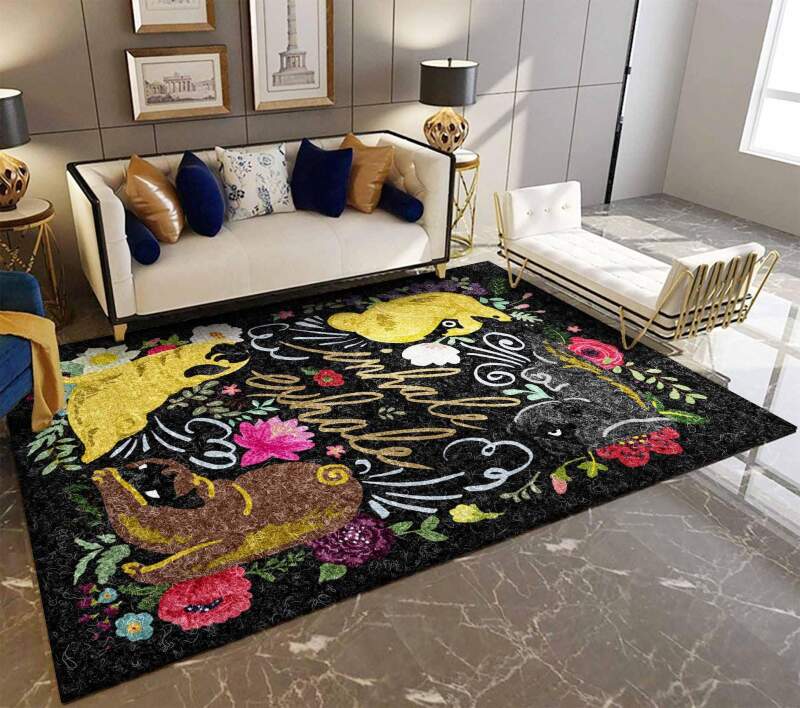 Pug Dog Rectangle Rug