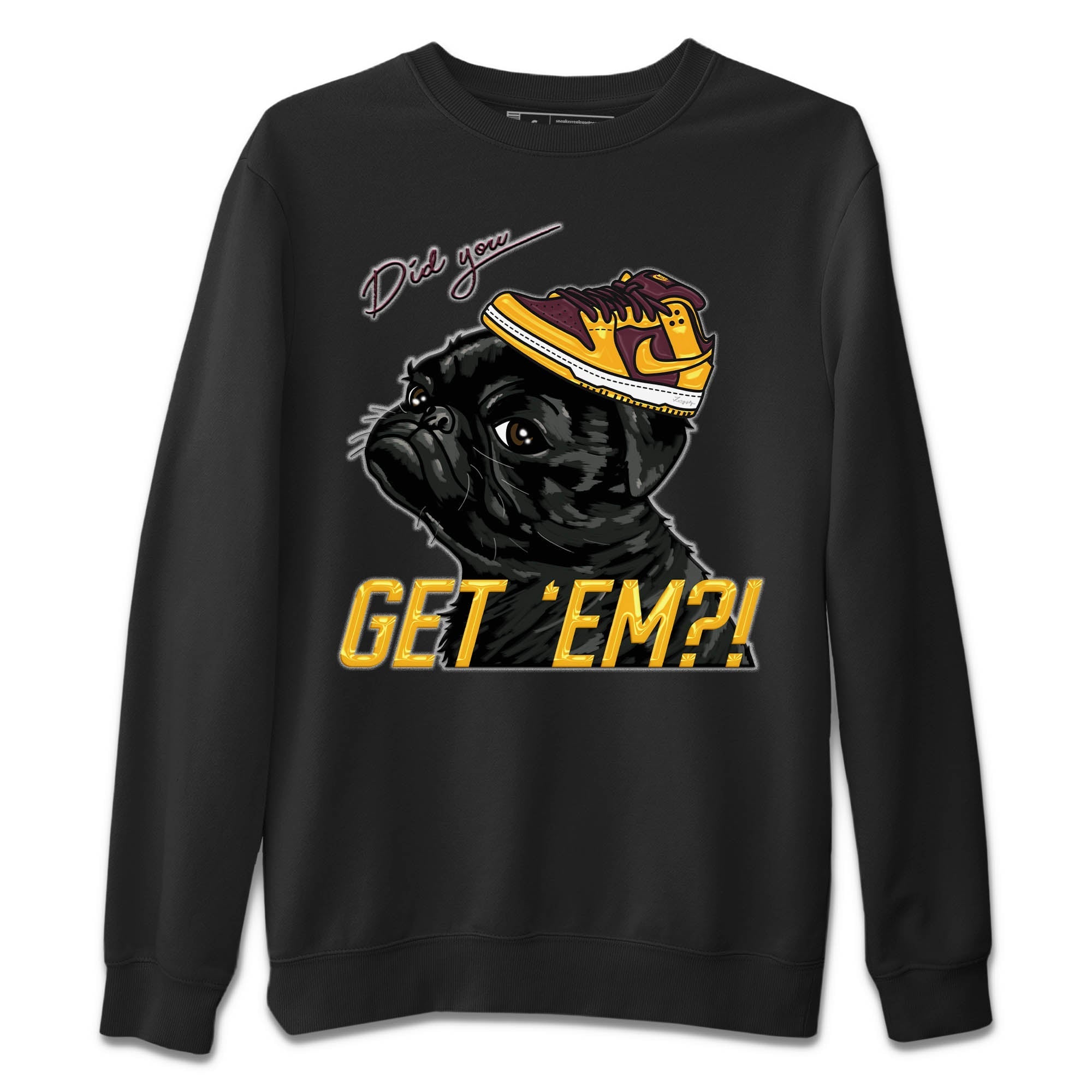 Pug Get Em Unisex Sweater – Dunk Arizona State, Sneakers Matching Sweater