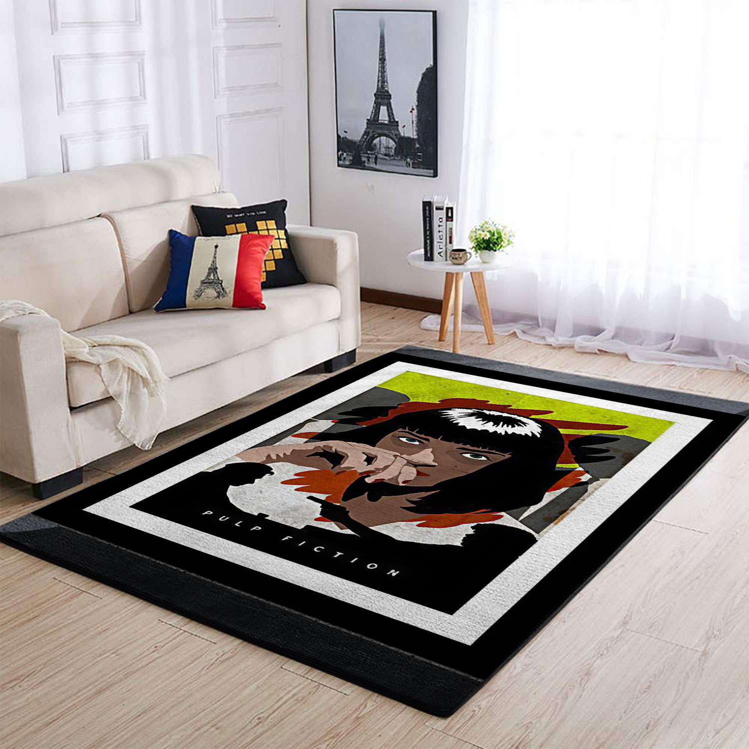 Pulp Fiction Jules Vincent Mia Rectangle Rug