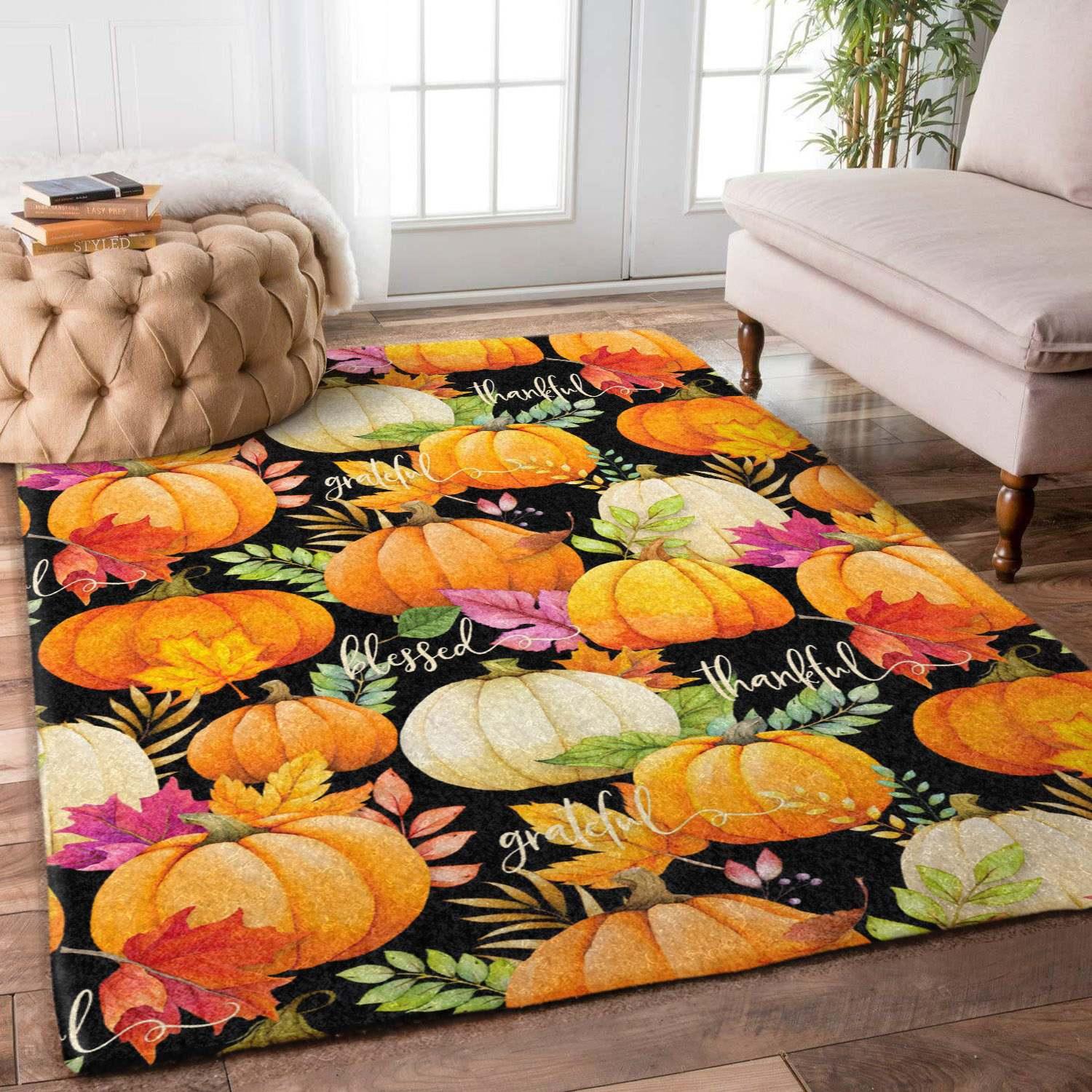 Pumpkin Rectangle Rug