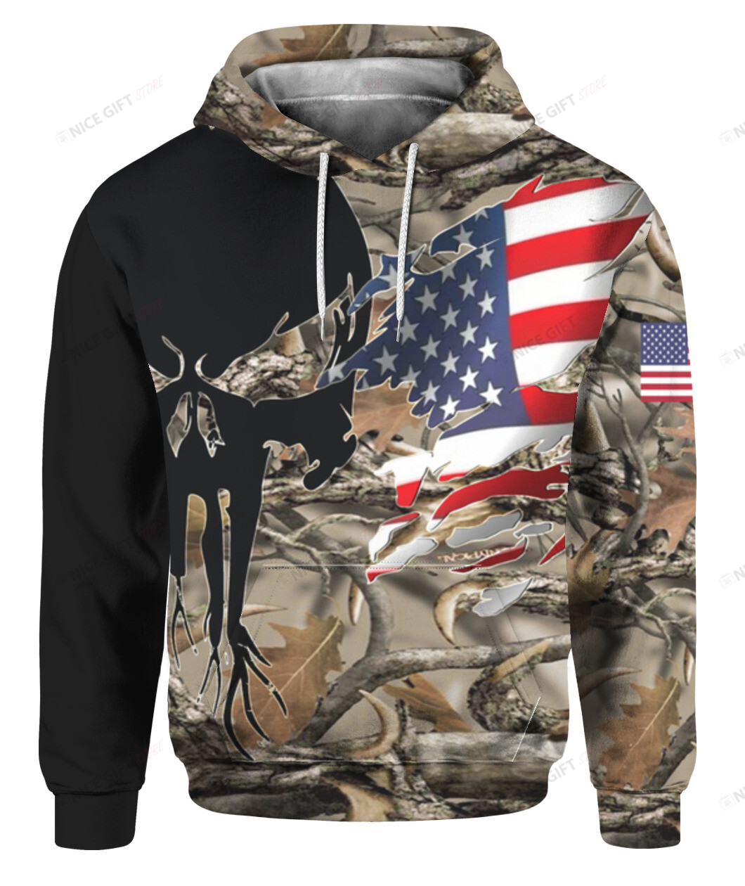 Punisher Hunting 3D Hoodie Gift For Fans