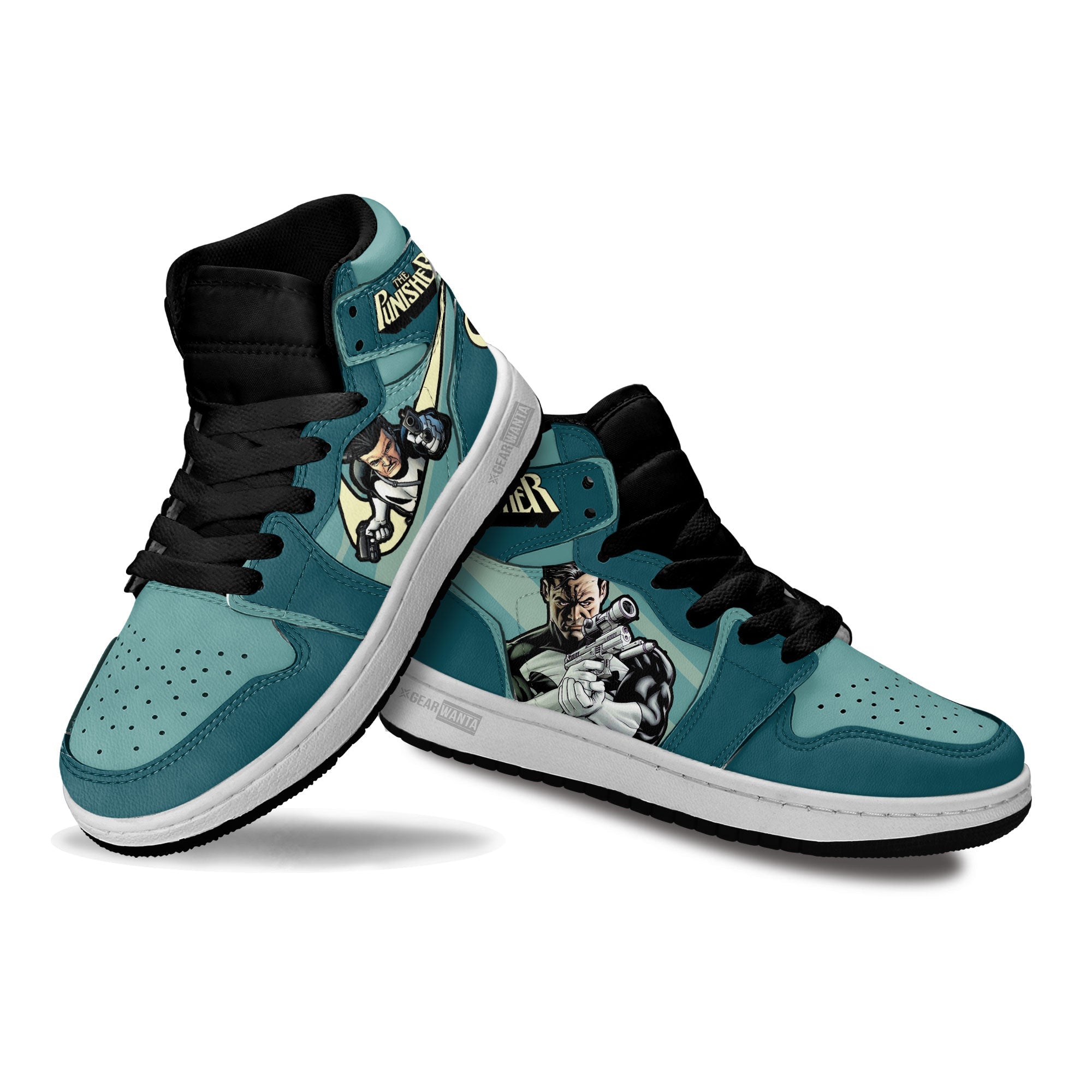 Punisher Kids JD Sneakers Shoes For Kids, Air Jordan Hightop