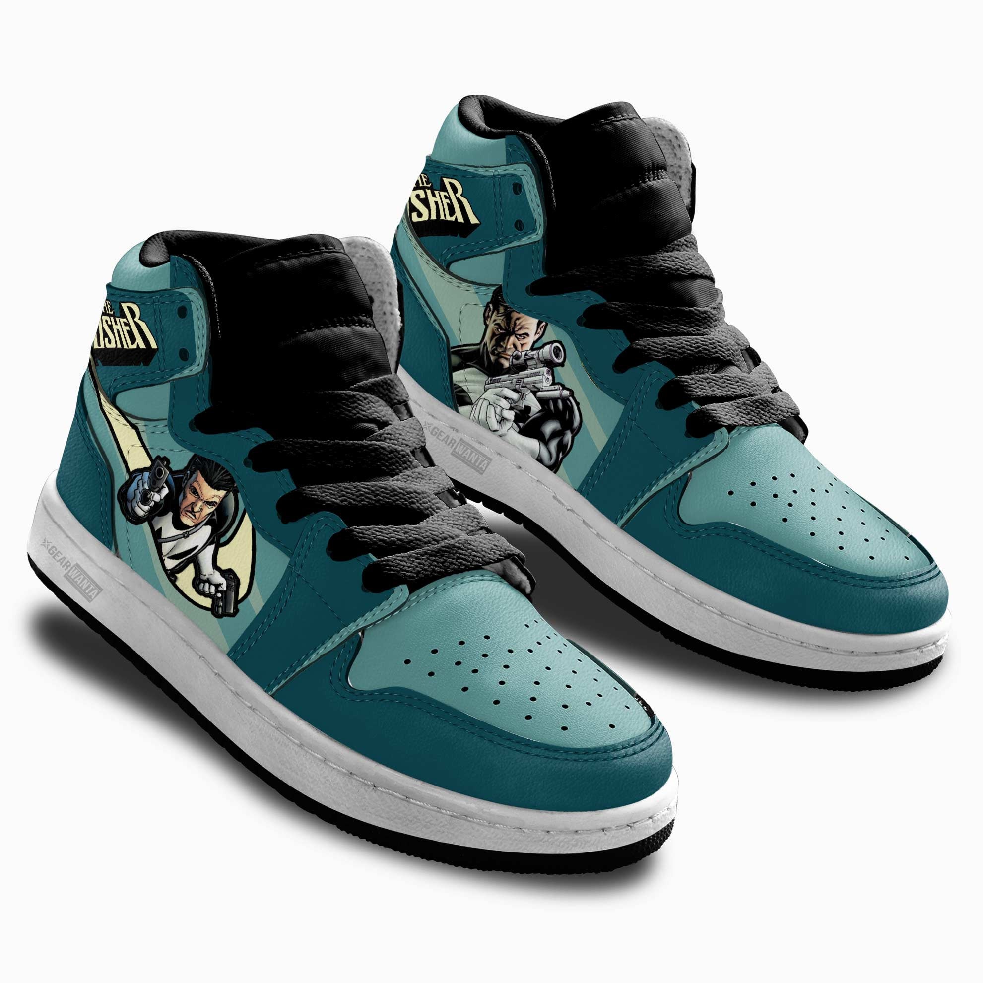 Punisher Kids JD Sneakers Shoes For Kids, Air Jordan Hightop