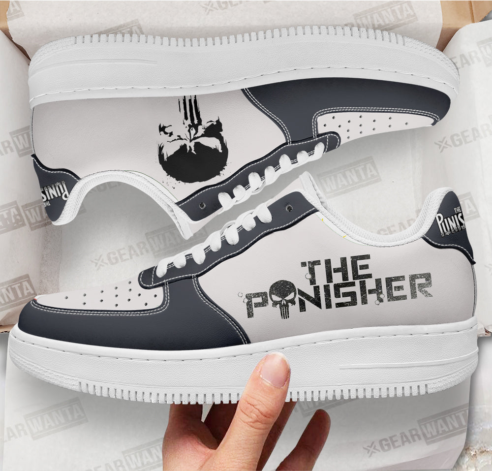 Punisher Super Hero Custom Air Sneakers