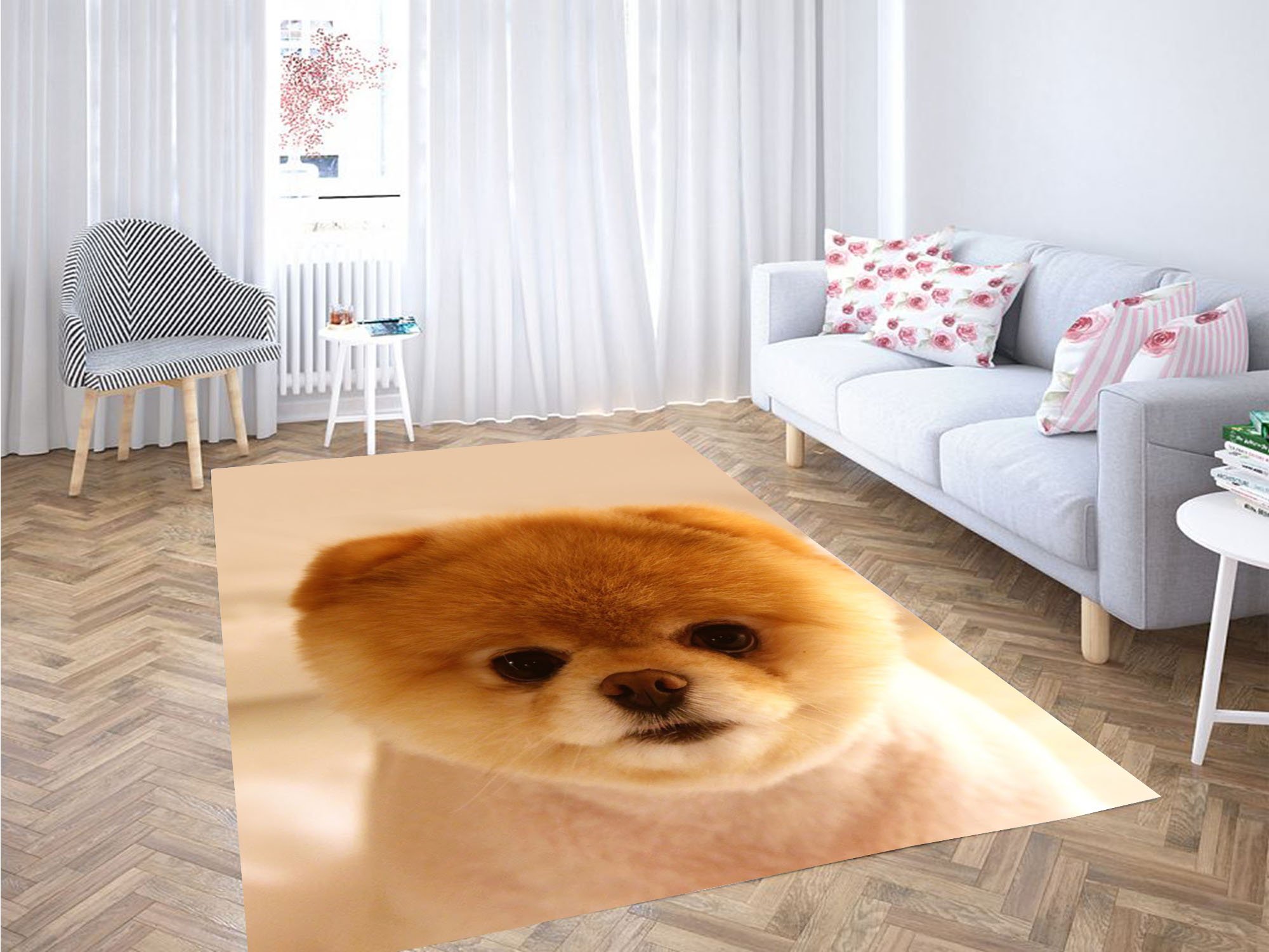 Puppy Dog Cute Carpet Rectangle Rug