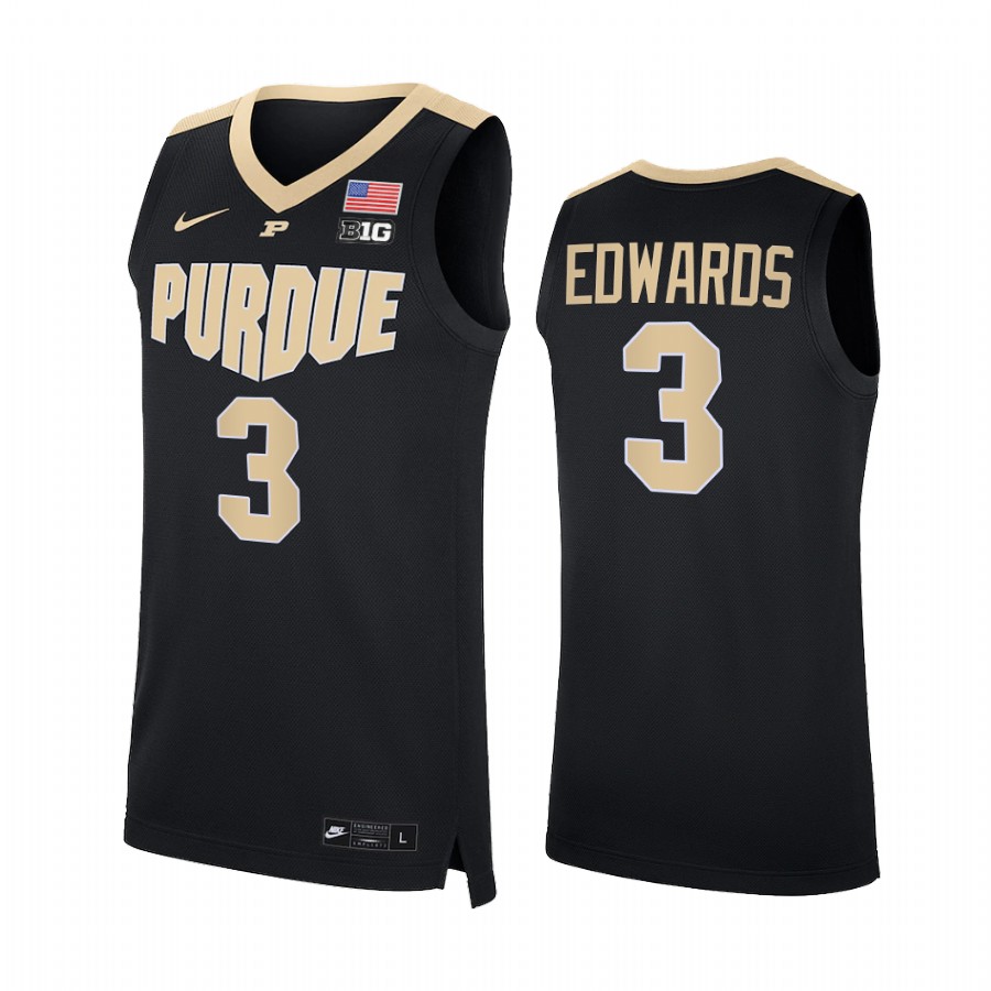 Purdue Boilermakers Carsen Edwards Jersey College Black NBA Alumni Uniform