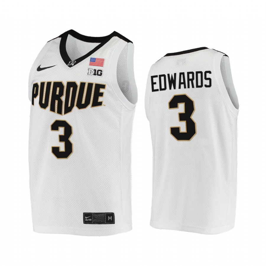 Purdue Boilermakers Carsen Edwards Jersey College White NBA Alumni Uniform