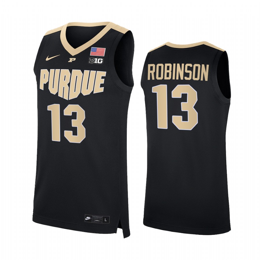 Purdue Boilermakers Glenn Robinson Jersey College Black NBA Alumni Uniform