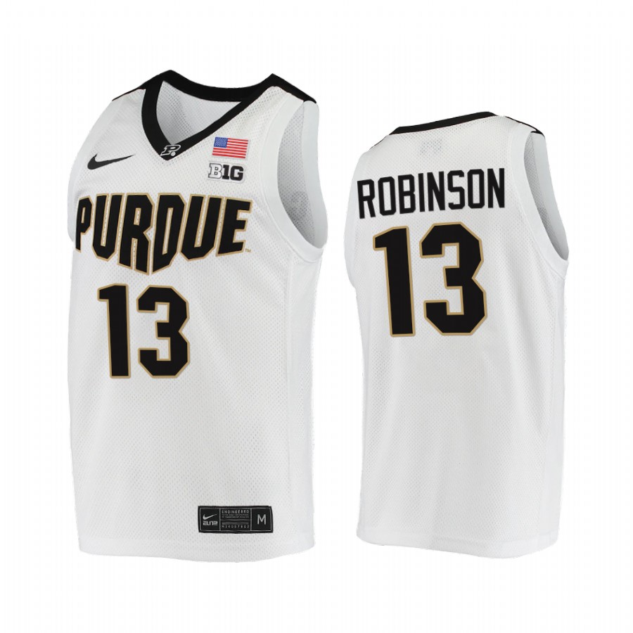 Purdue Boilermakers Glenn Robinson Jersey College White NBA Alumni Uniform