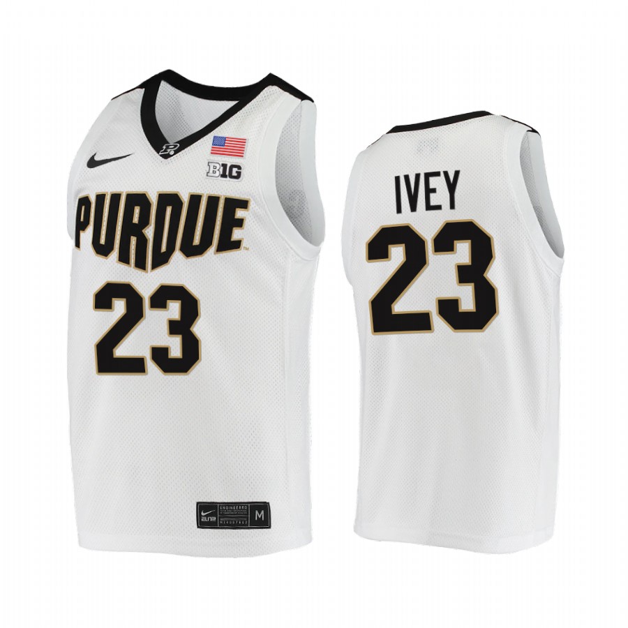 Purdue Boilermakers Jaden Ivey Jersey 2021-22 College White Uniform