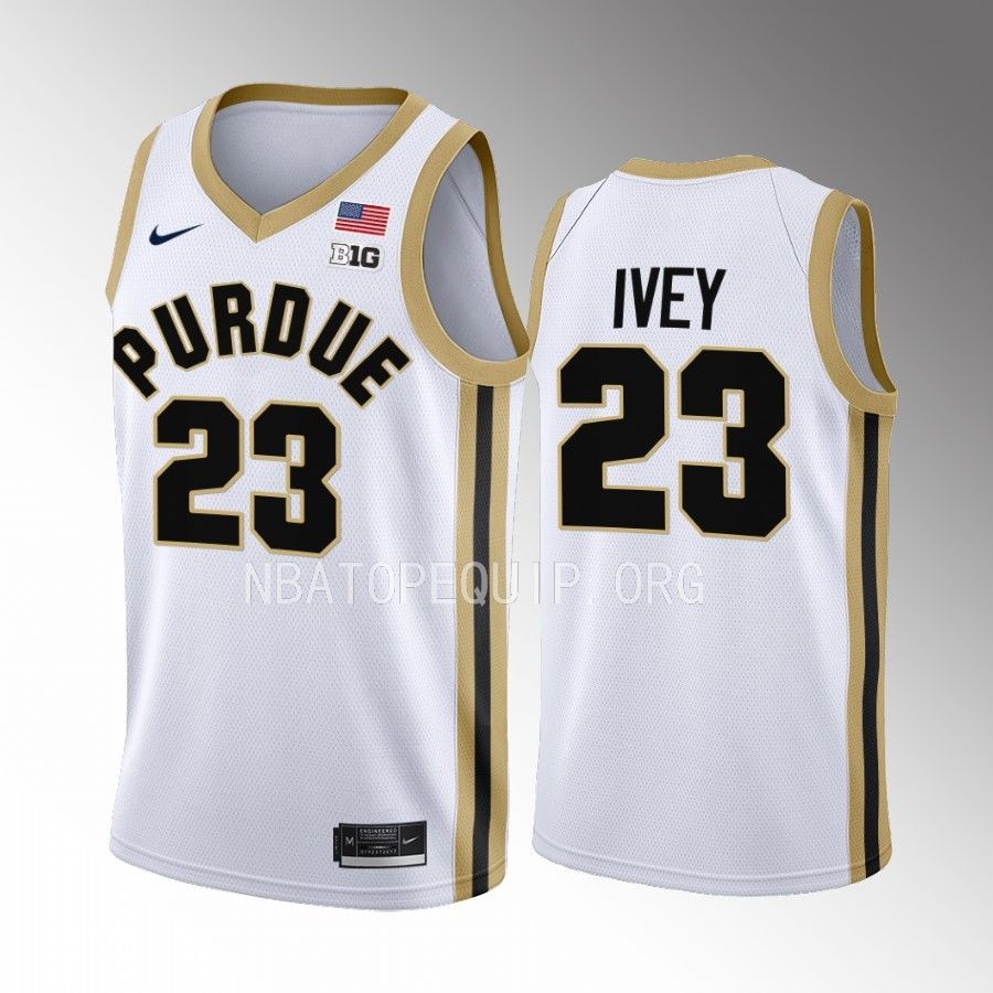 Purdue Boilermakers Jaden Ivey Jersey 2022-23 College White Uniform