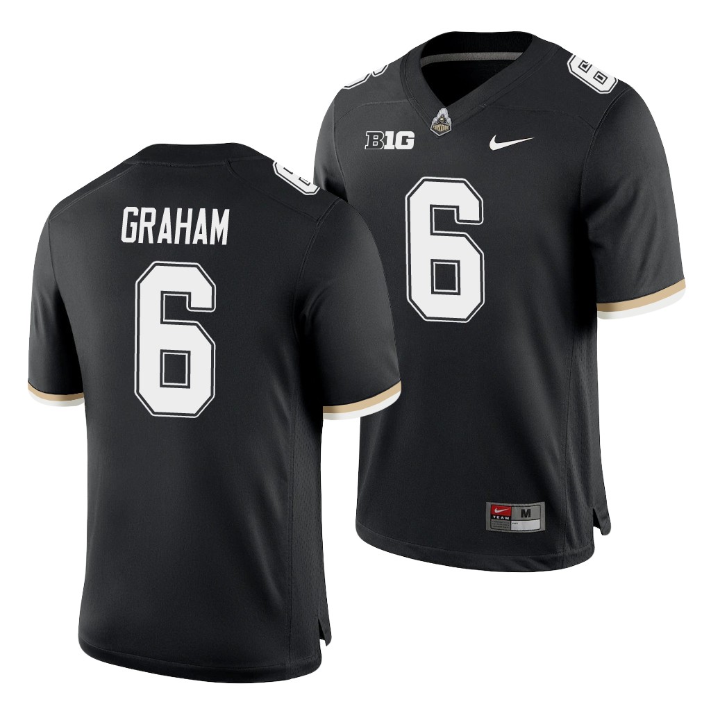 Purdue Boilermakers Jalen Graham Black College Game Jersey