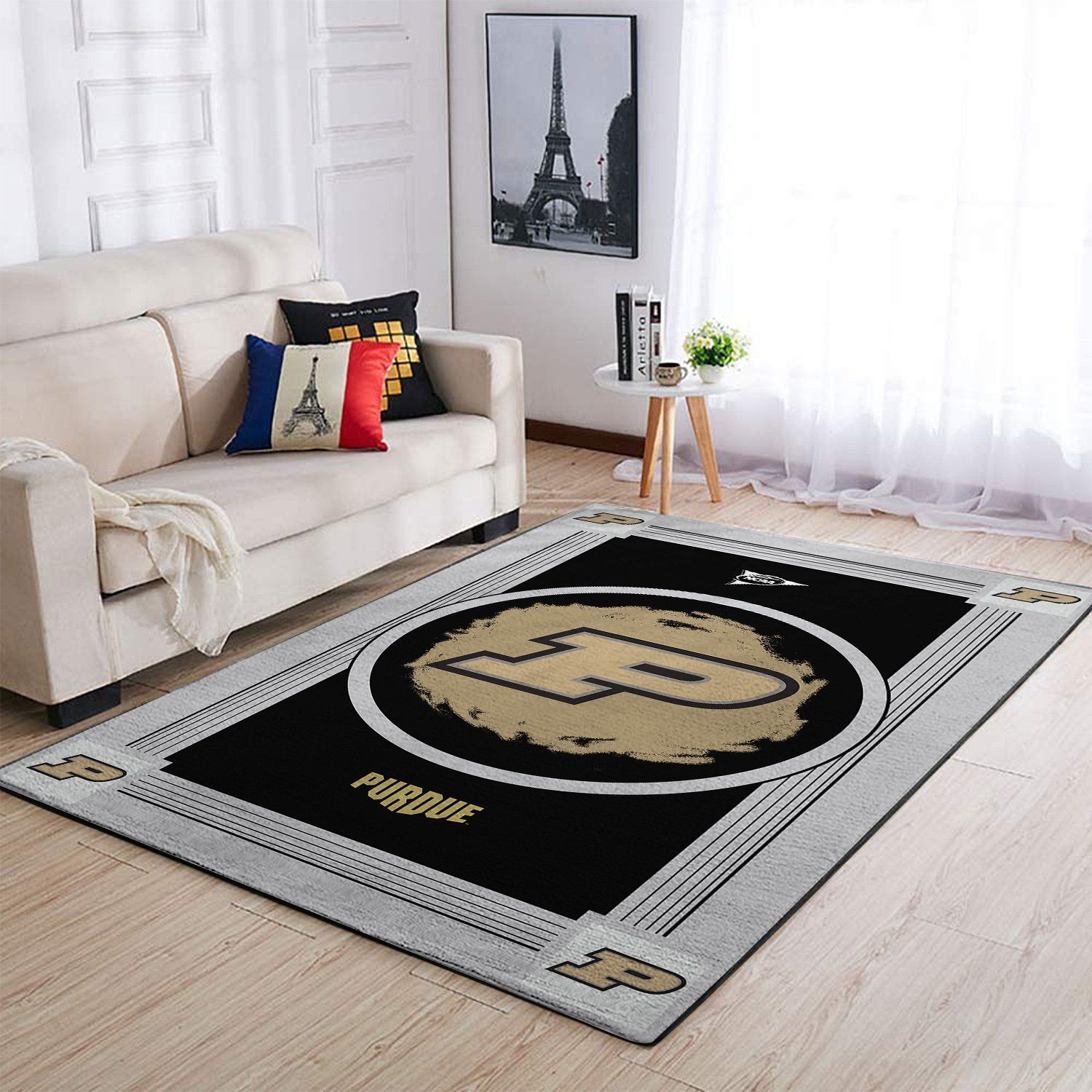 Purdue Boilermakers Living Room Area Rectangle Rug
