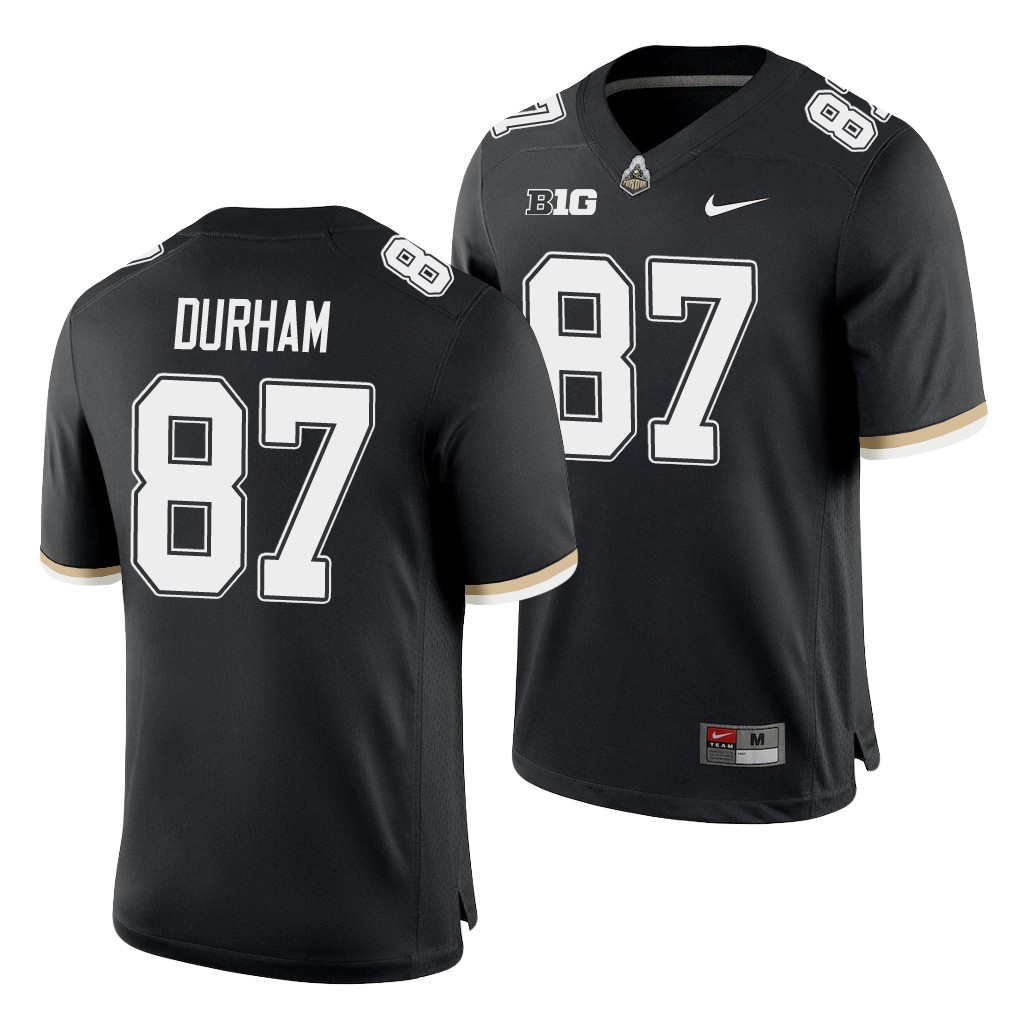 Purdue Boilermakers Payne Durham Black College Game Jersey