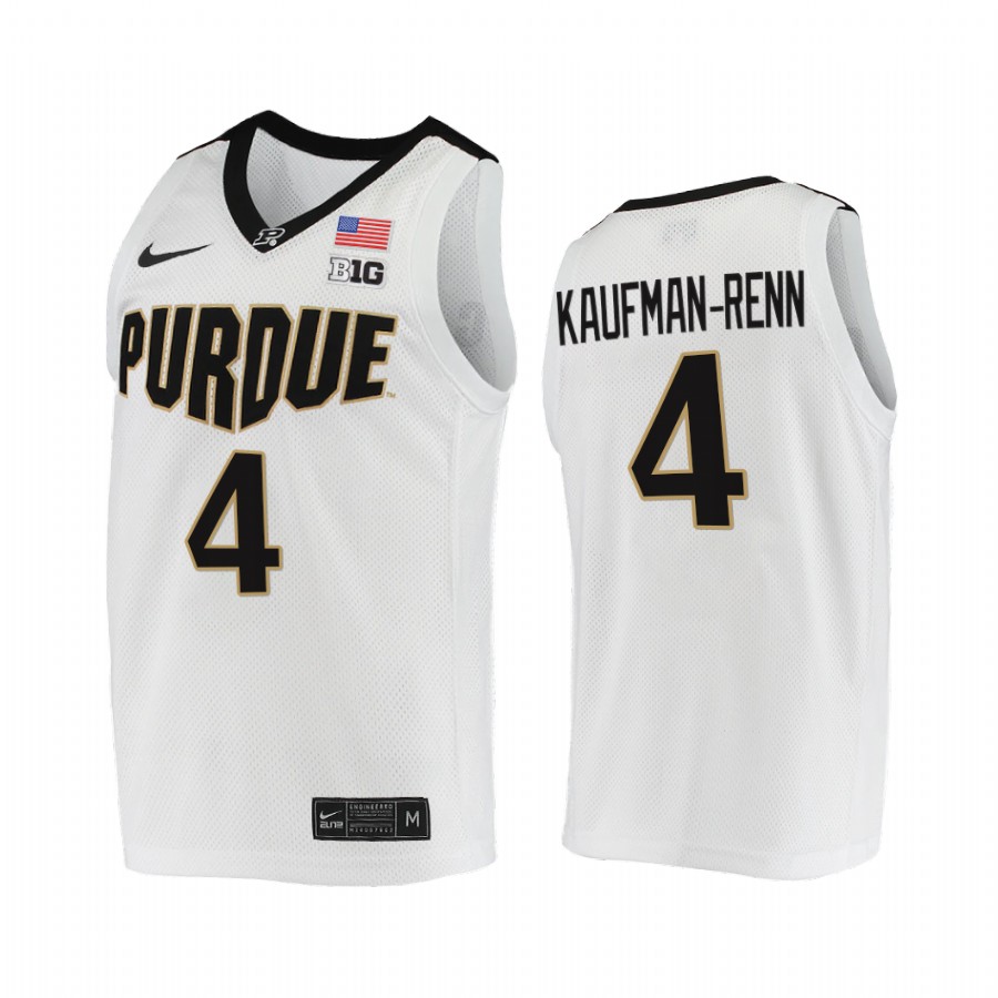 Purdue Boilermakers Trey Kaufman-Renn Jersey 2021-22 College White Uniform