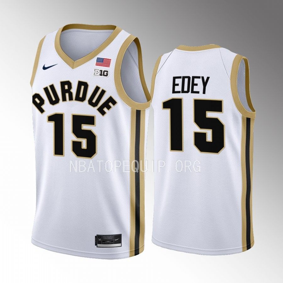 Purdue Boilermakers Zach Edey Jersey 2022-23 College White Uniform