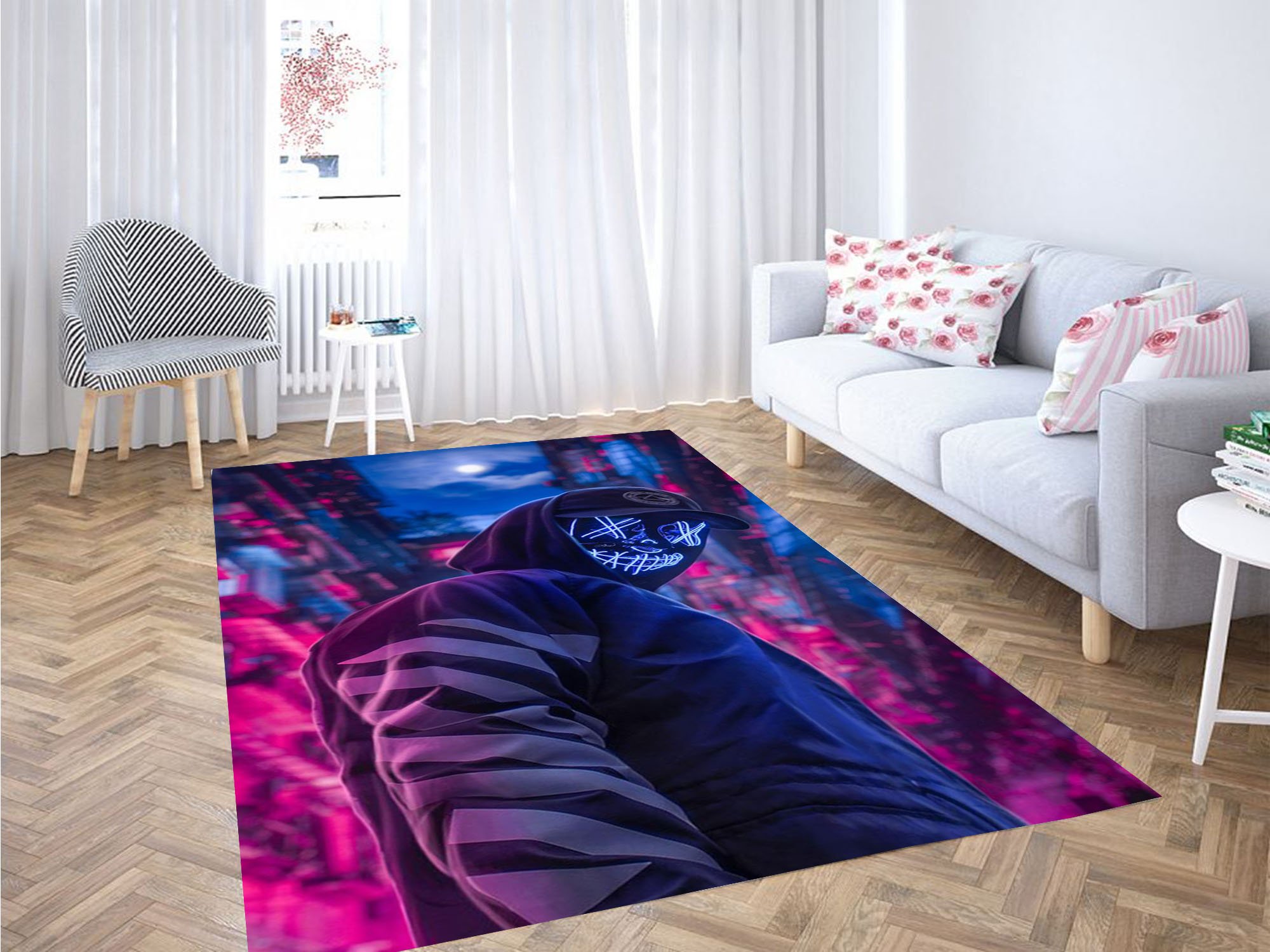 Purge Wallpaper Carpet Rectangle Rug