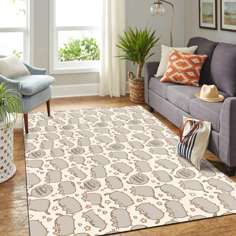 Pushen Cat Carpet Floor Area Rectangle Rug