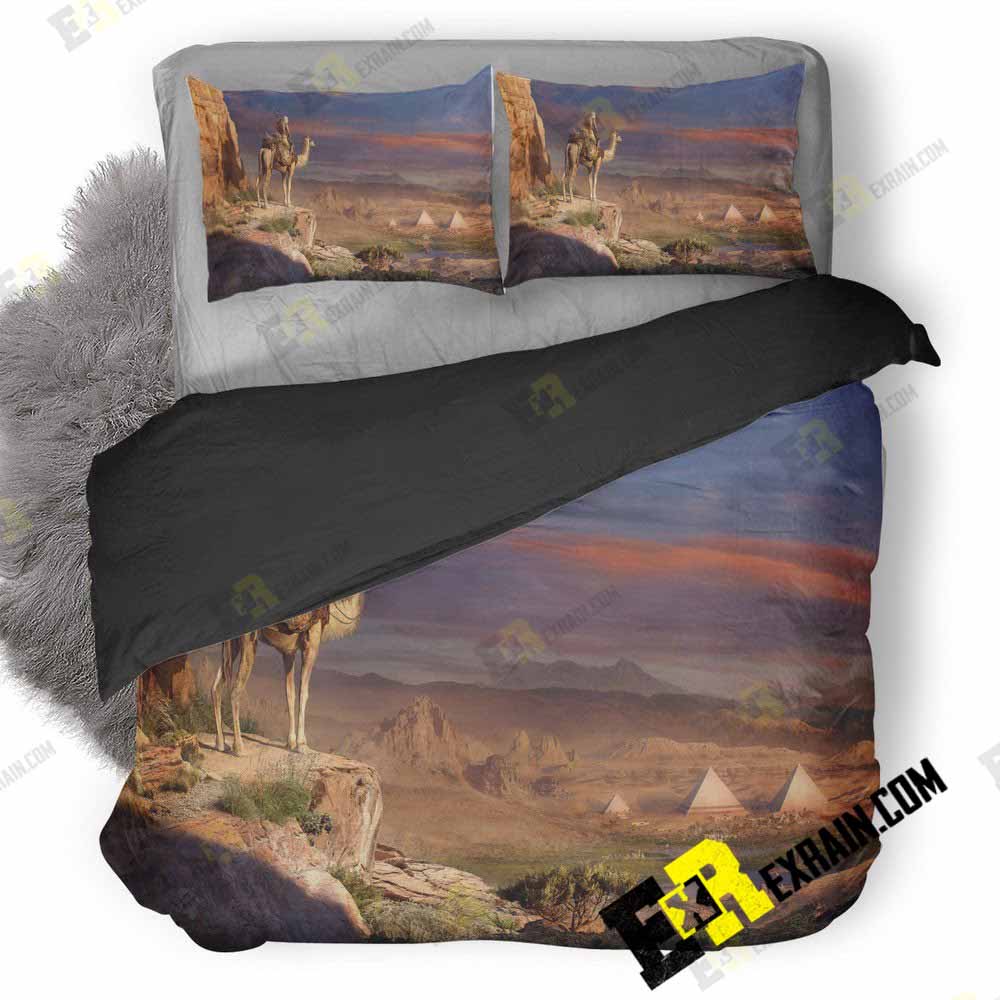 Pyramids Assassins Creed Origins Ks 3D Customized Duvet Cover Bedding Set
