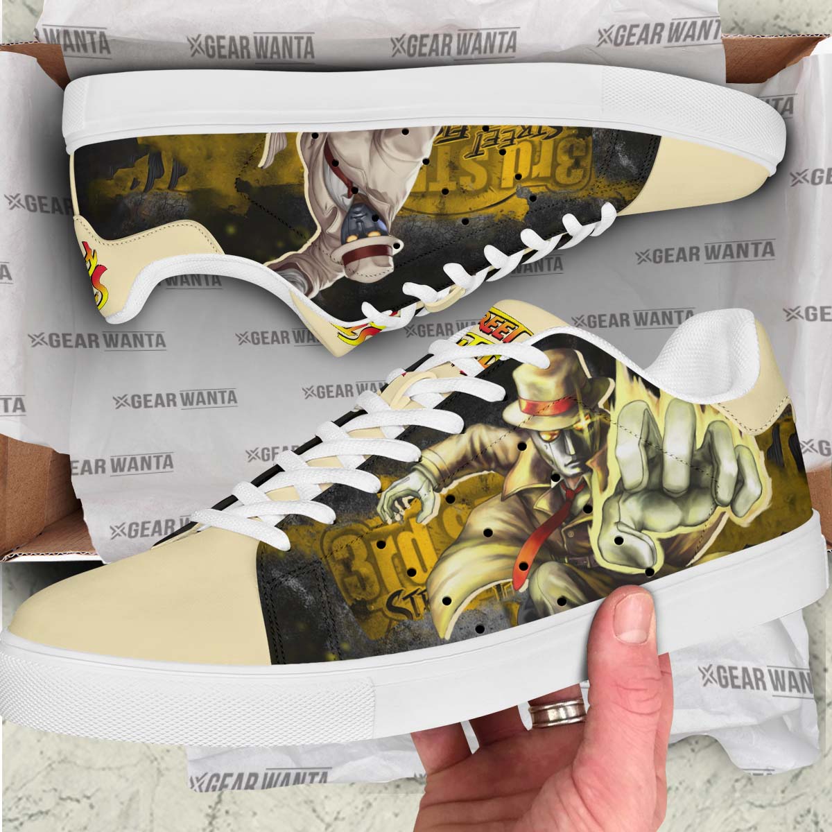 Q Skate Shoes Custom Street Fighter Game Shoes