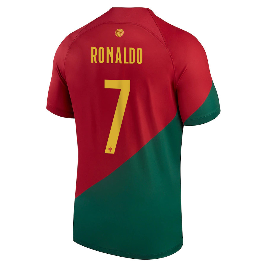 Qatar World Cup Portugal National Team 2022-23 Cristiano Ronaldo 7 Men Soccer Jersey- Home