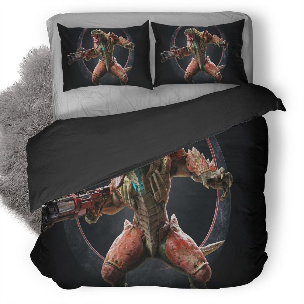Quake Champions 10 3D Customized Duvet Cover Bedding Set