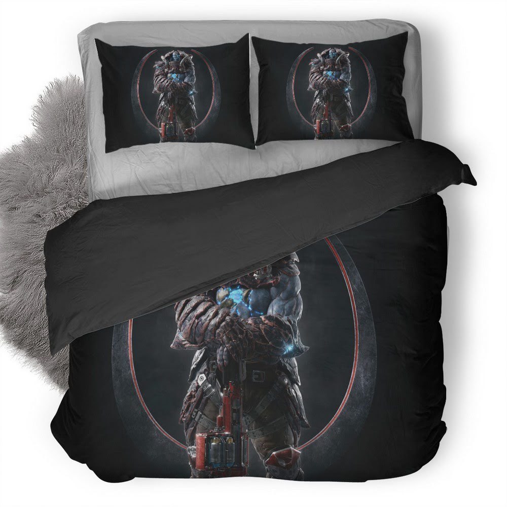 Quake Champions 11 3D Customized Duvet Cover Bedding Set