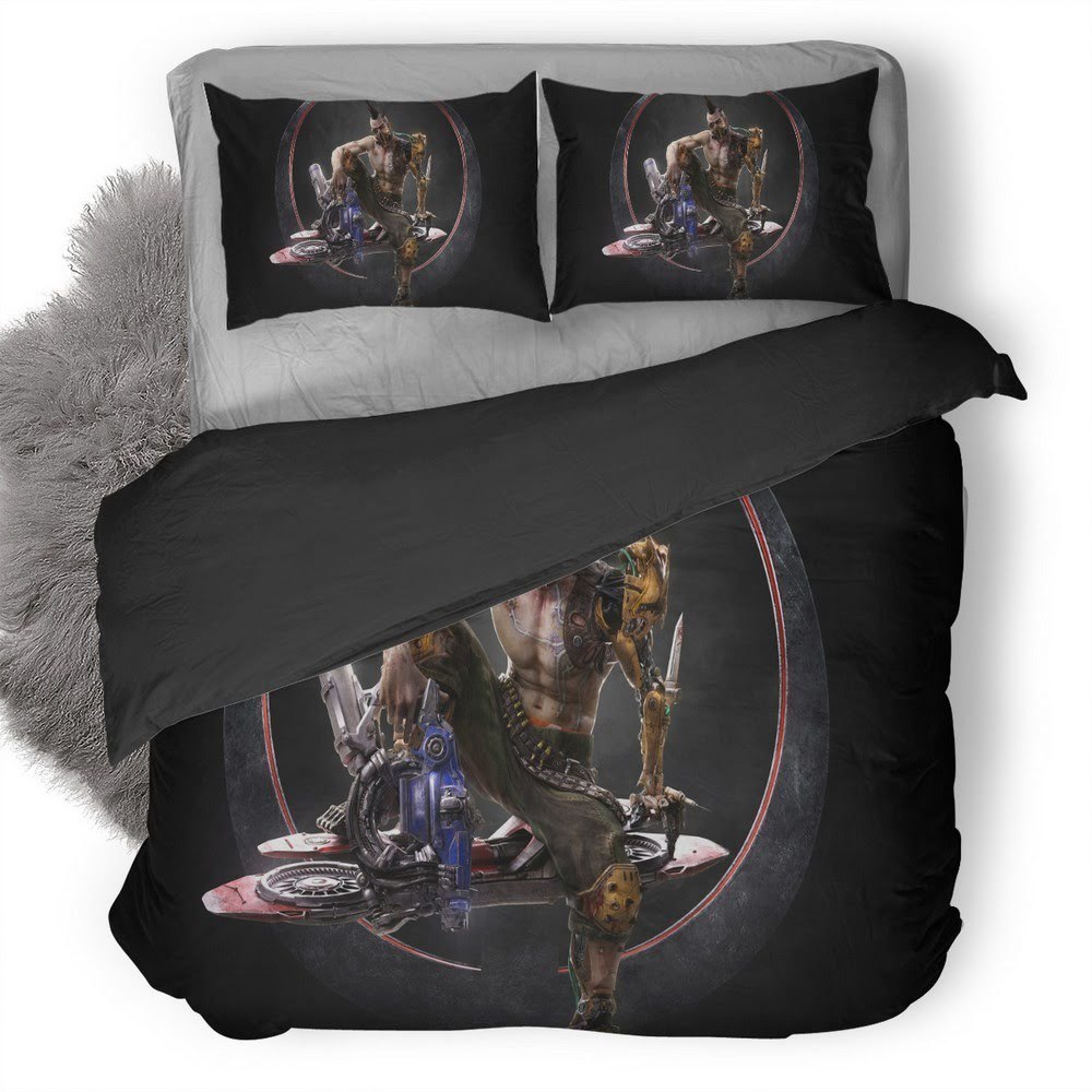 Quake Champions 3D Customized Duvet Cover Bedding Set