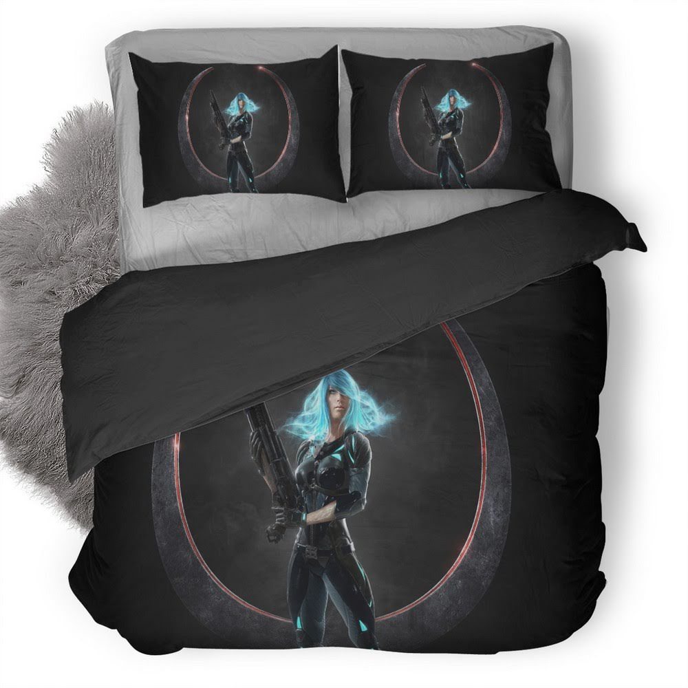 Quake Champions 3D Customized Duvet Cover Bedding Set