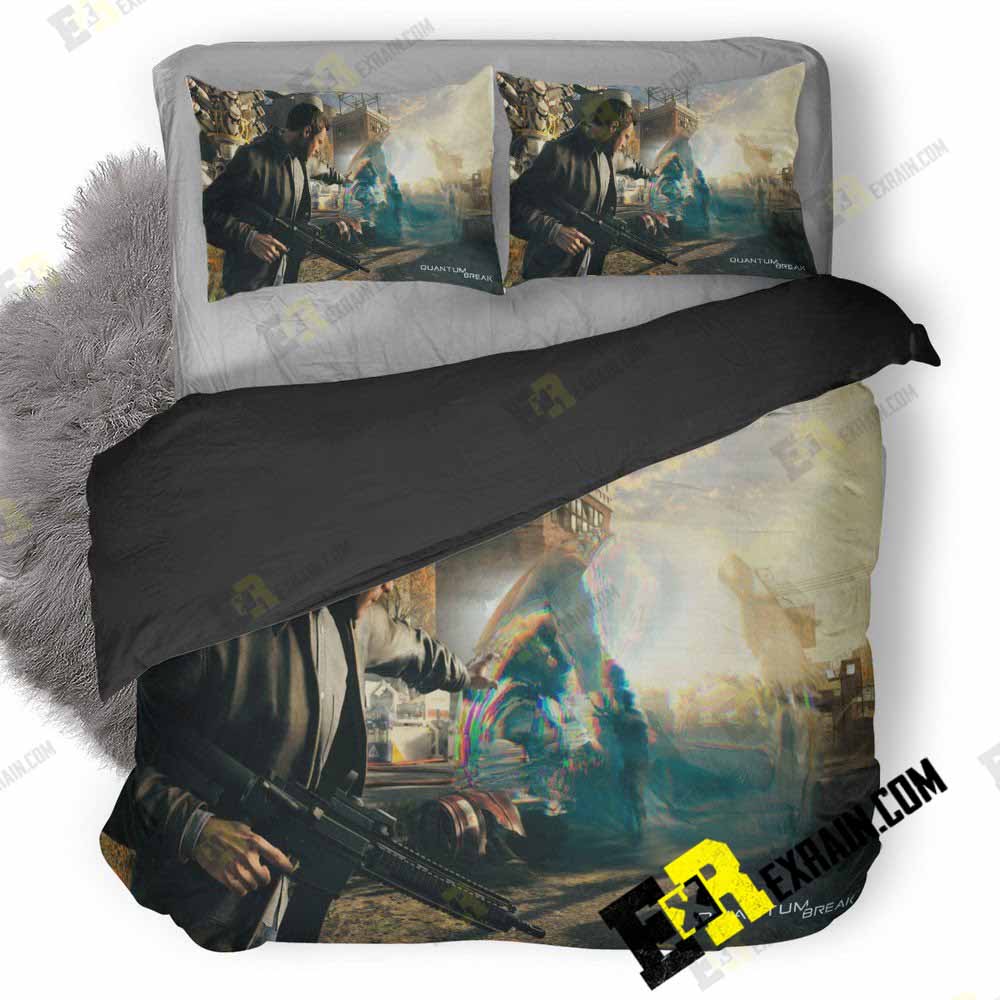 Quantum Break Hd Hd 3D Customized Duvet Cover Bedding Set