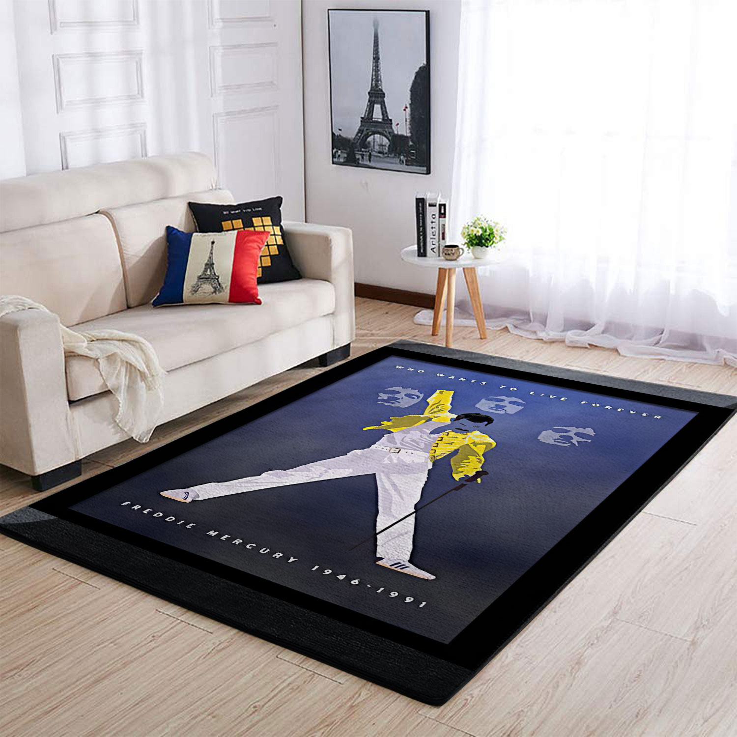 Queen Freddie Mercury Rectangle Rug
