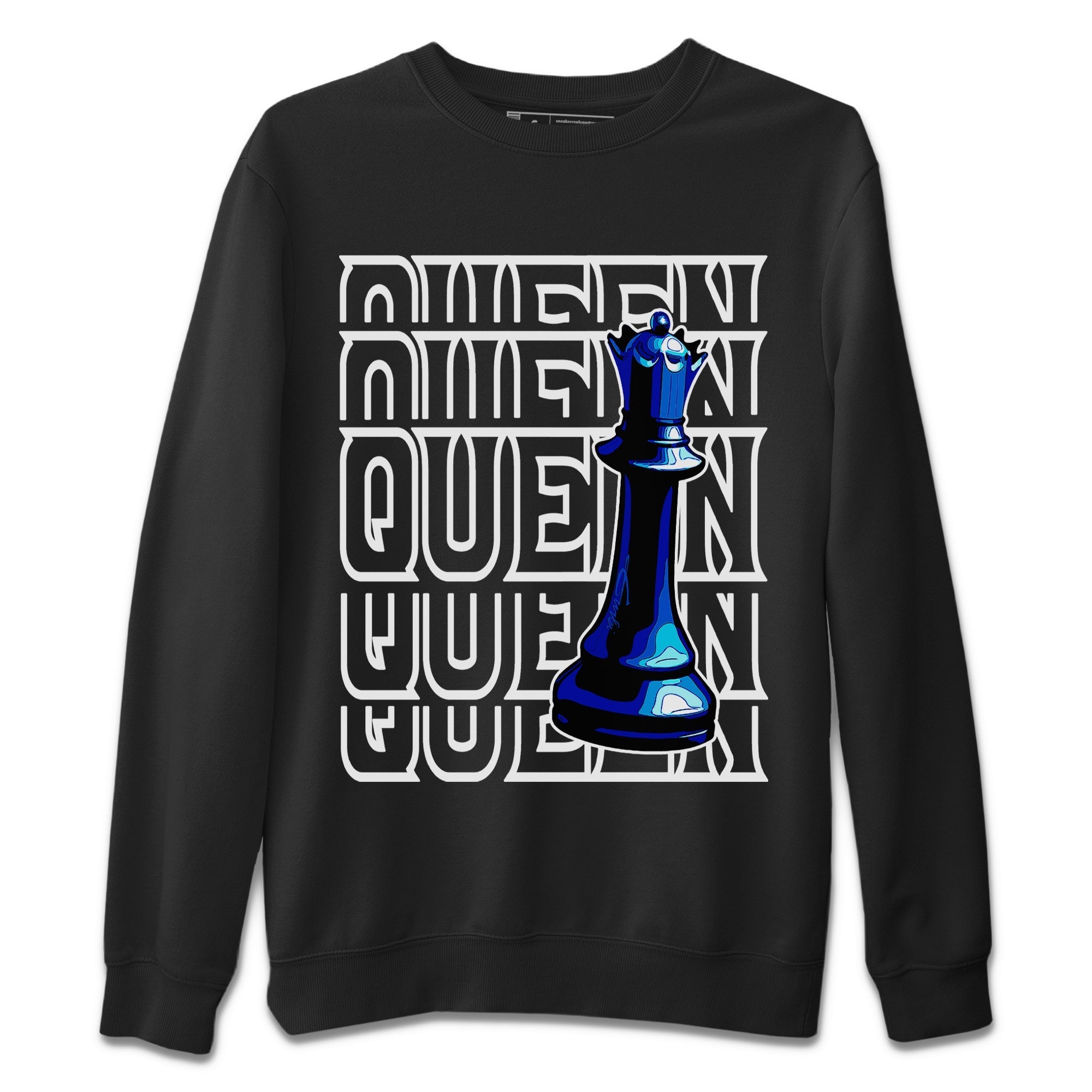 Queen Unisex Sweater – Air Jordan 12 Hyper Royal, Sneakers Matching Sweater