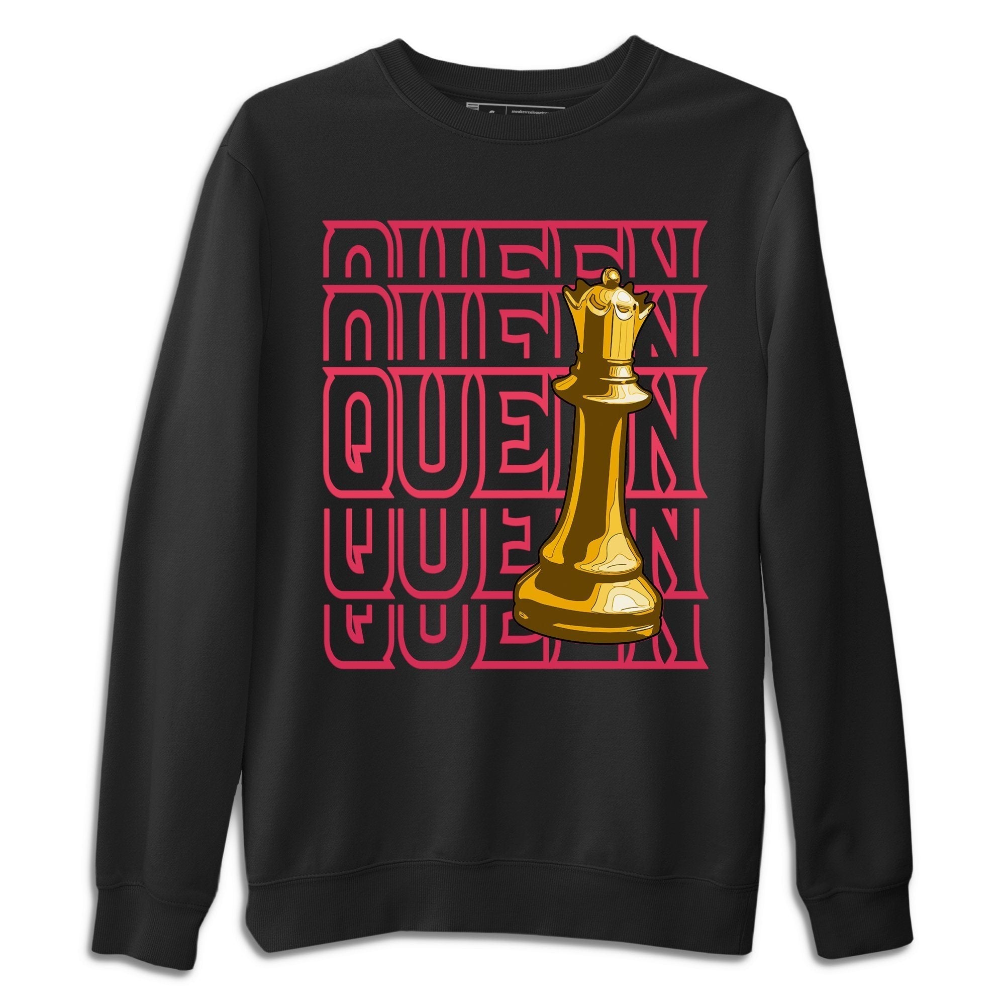 Queen Unisex Sweater – Air Jordan 1 Light Fusion Red, Sneakers Matching Sweater