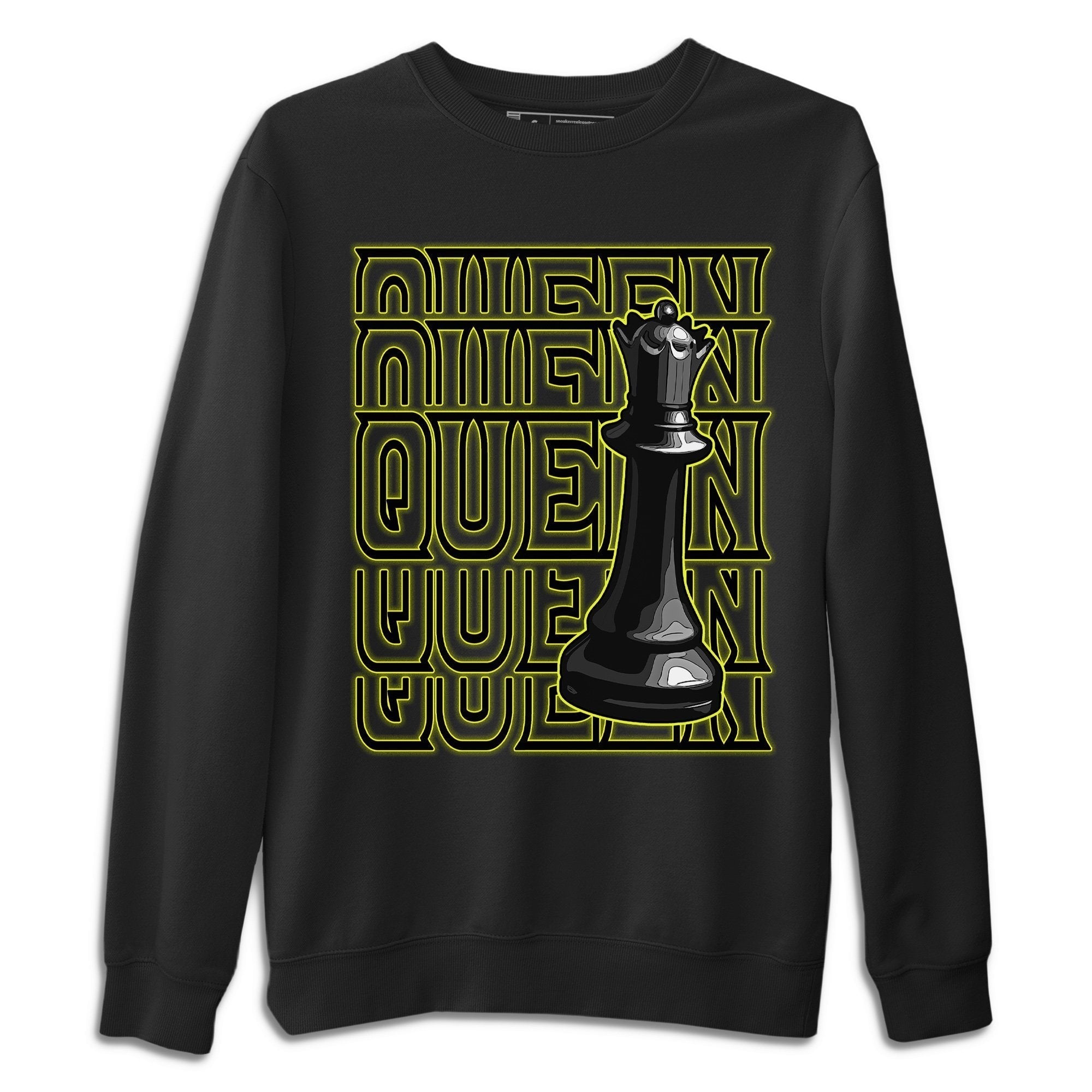 Queen Unisex Sweater – Air Jordan 6 Electric Green, Sneakers Matching Sweater