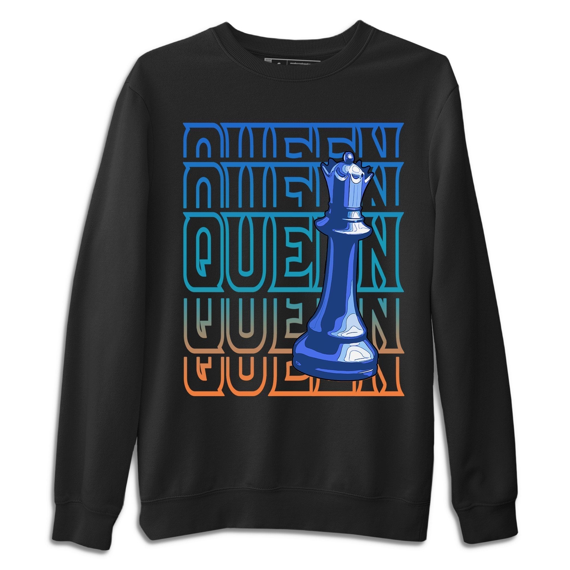Queen Unisex Sweater – Yeezy 700 Bright Blue, Sneakers Matching Sweater