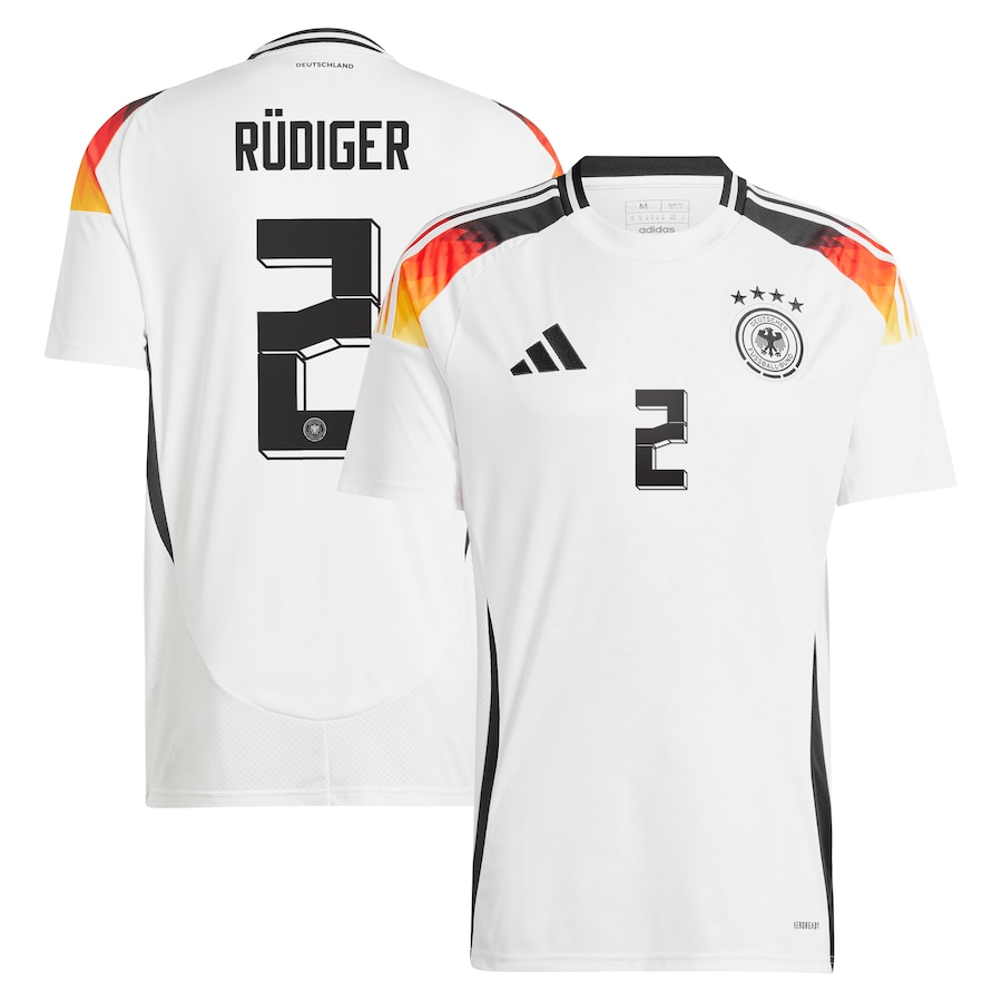 Rüdiger Men's Germany 2024 Stadium Home Soccer Jersey