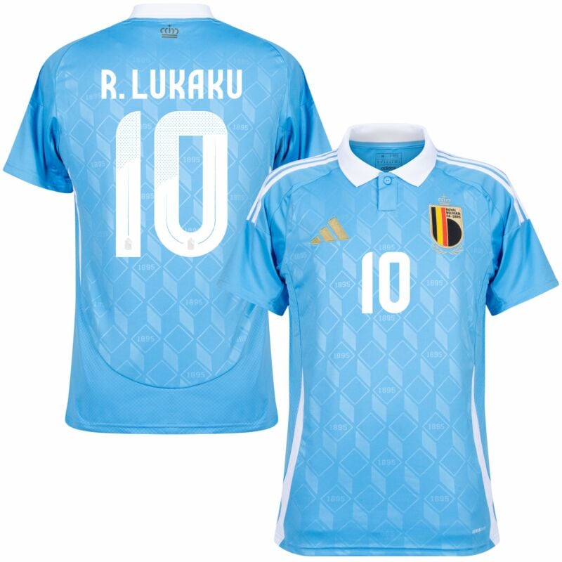 R.Lukaku Men's Belgium 2024 Stadium Away Soccer Jersey